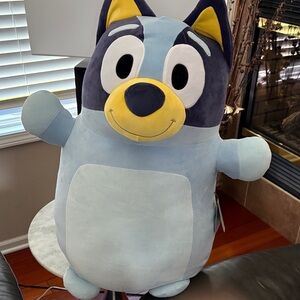 Blue and Yellow Stuffed Animal Toy